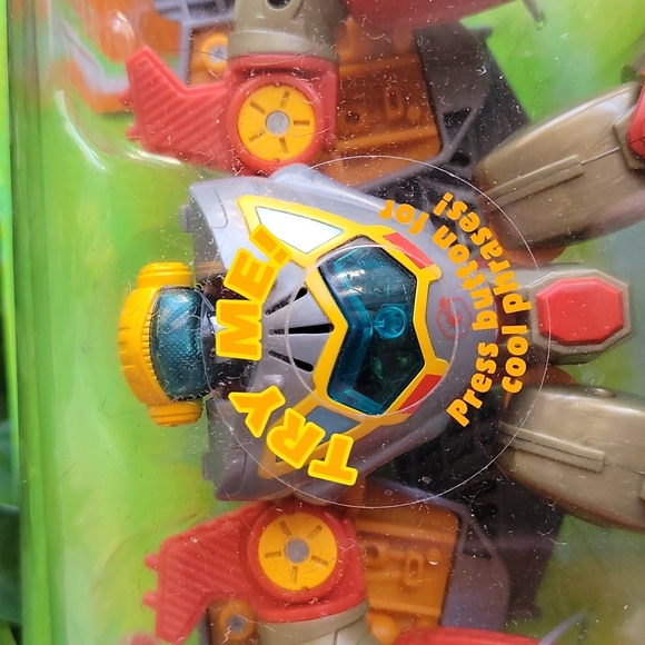 Rare Transformer Go-Bots Silver-Bot Flying Fists launching action Playskool New - Picture 3 of 10
